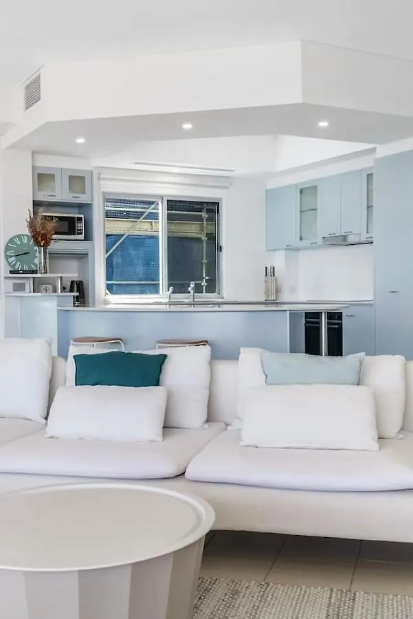 公寓 'Aqua La Vista' A Dreamy Coastal Escape By The Beach 黄金海岸 澳大利亚